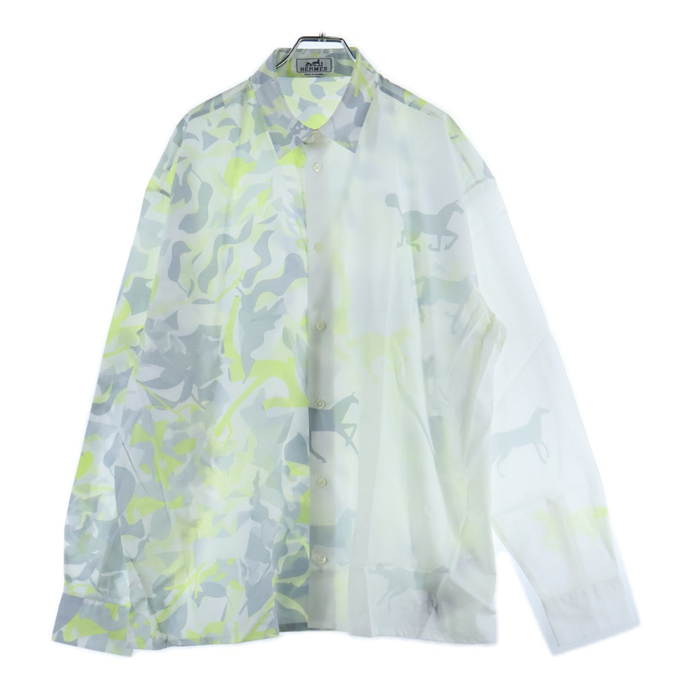 HERMES(エルメス) 23SS パズル ヴェジタル 総柄プリント セリエカフス