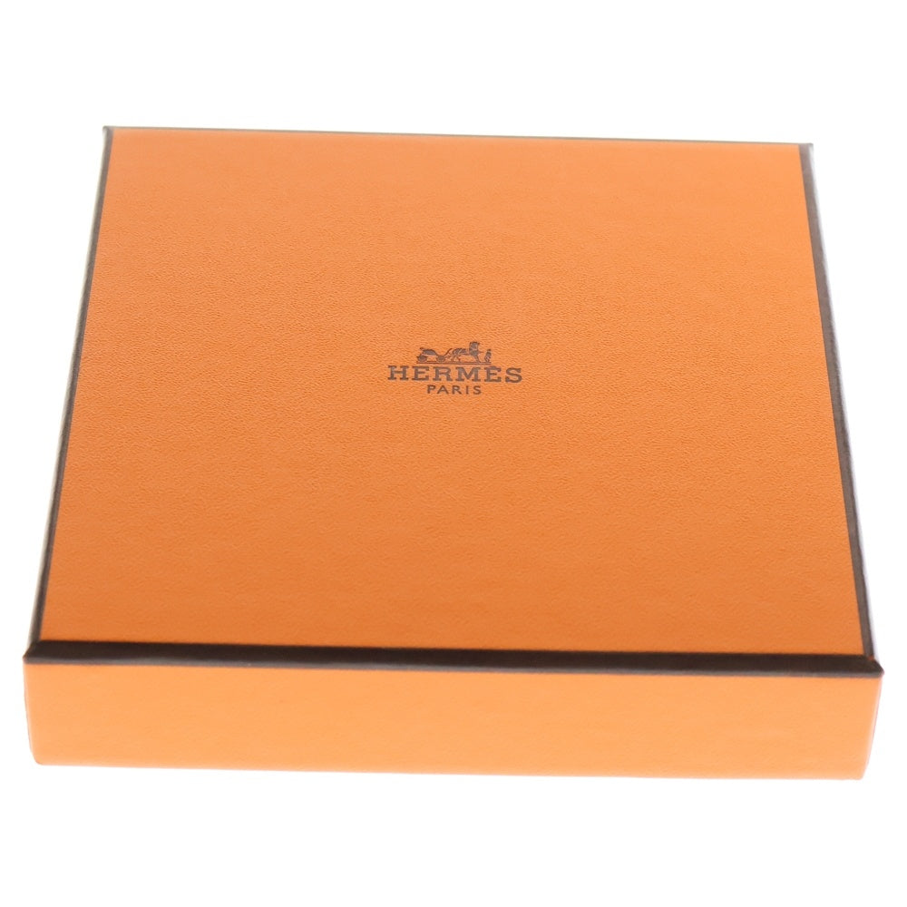 HERMES(エルメス) ベアンコンパクト 三つ折り財布 コンパクトウォレット カードケース カーキ オリーブ エプソン Z刻印 シルバー金具