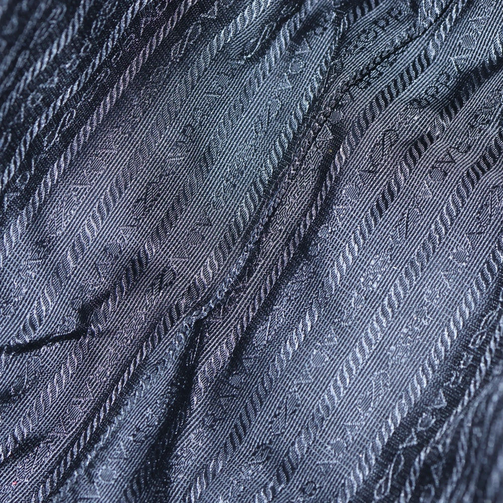 PRADA(プラダ) ロゴ刺繍 ハンドバッグ ミニトートバッグ ブラック ナイロン レディース