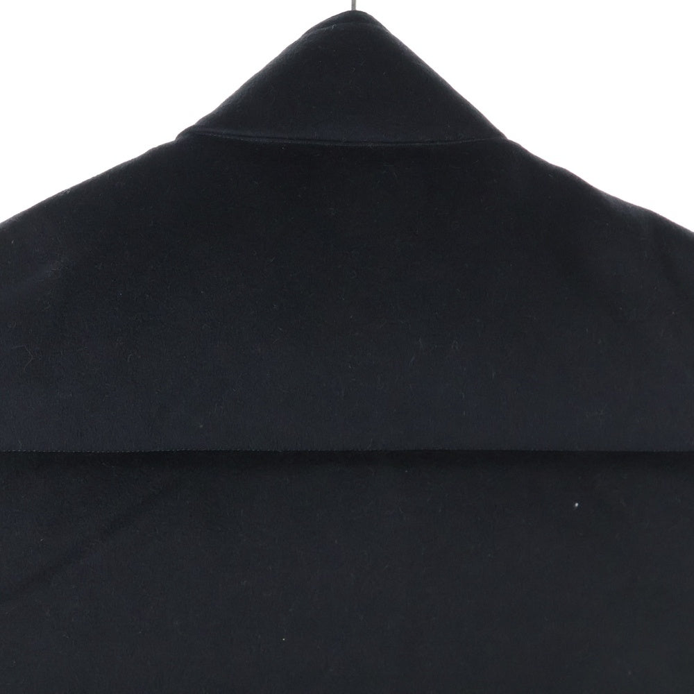 HERMES(エルメス) カシミヤ切り替え スタンドカラー ジップアップ ダウンベスト ブラック/ネイビー