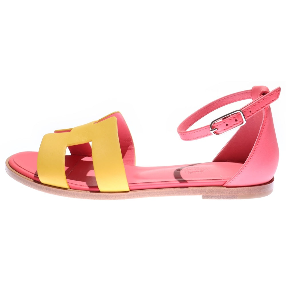 HERMES(エルメス) サントリーニ Hロゴ レザー ストラップ フラット