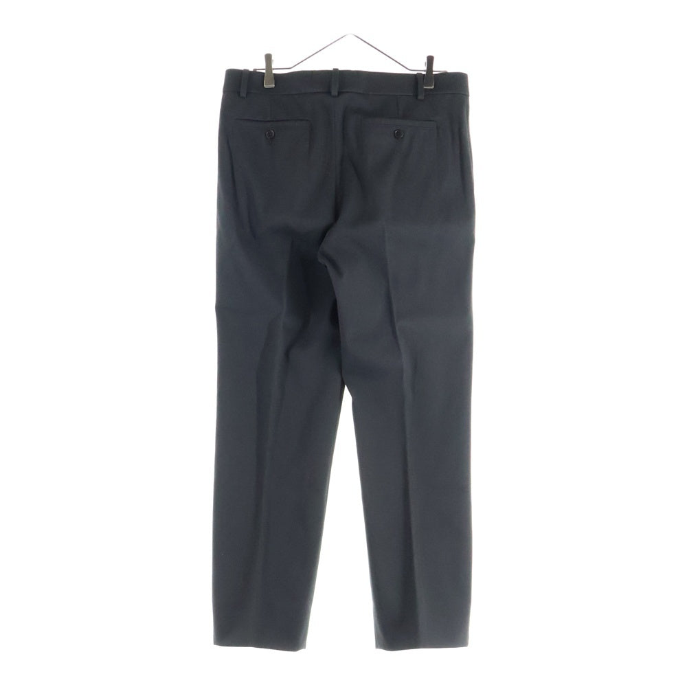 HERMES(エルメス) コットン テーパード スラックスパンツ トラウザーズ ダークグレー