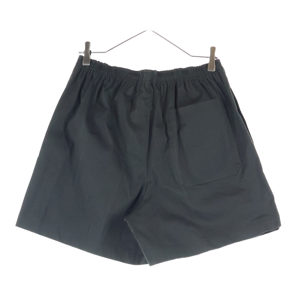 HERMES(エルメス) コットンツイル ドローストリング ハーフ ショート パンツ ショーツ ダークグレー/ブラック レディース