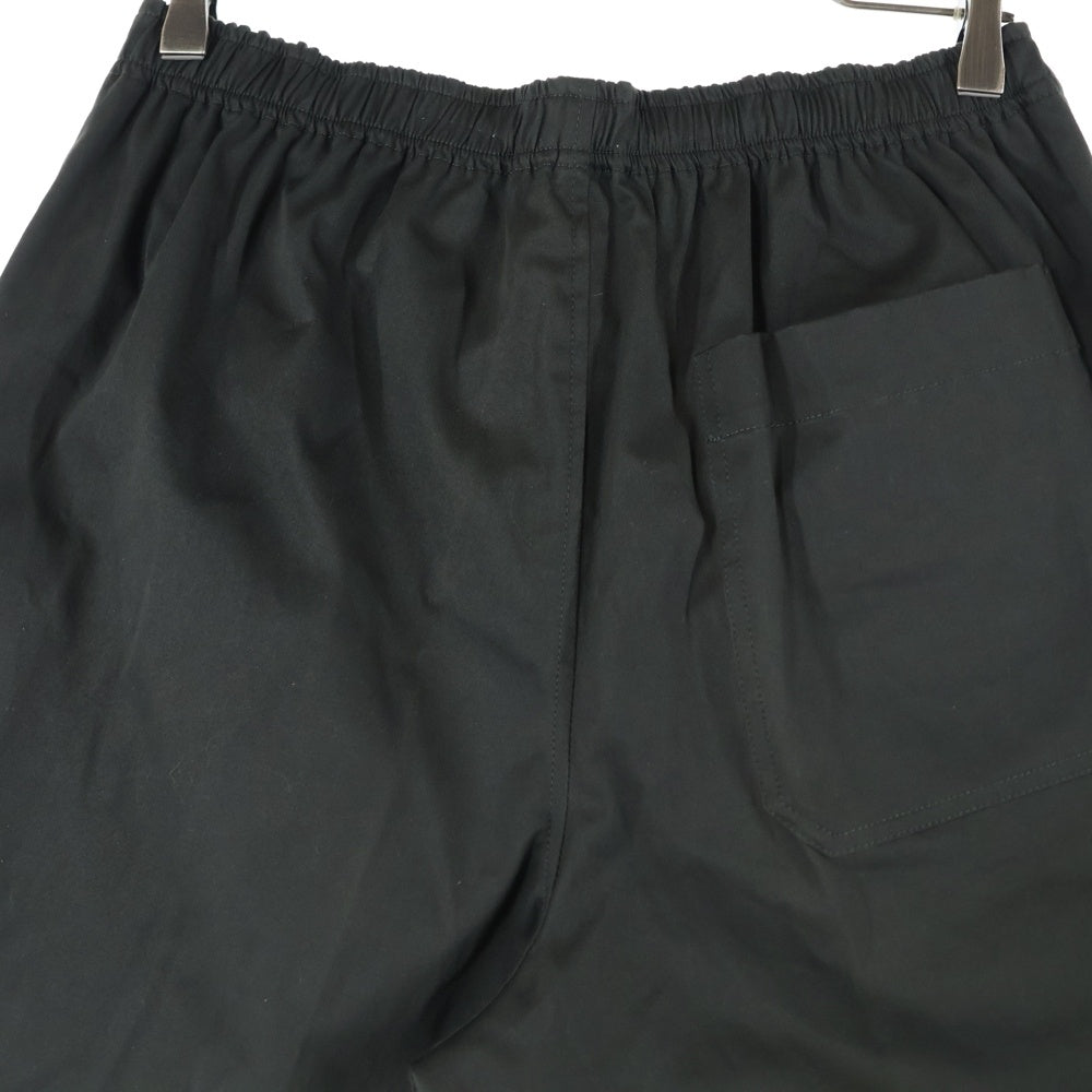 HERMES(エルメス) コットンツイル ドローストリング ハーフ ショート パンツ ショーツ ダークグレー/ブラック レディース