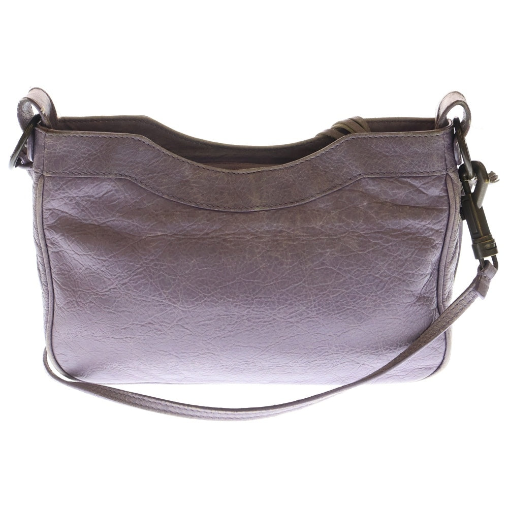 BALENCIAGA(バレンシアガ) ザ・ヒップ ショルダーバッグ ミニバッグ ライトパープル レザー 242803 ブラウン金具 レディース