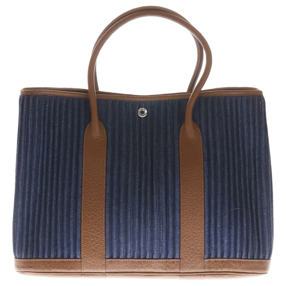 HERMES(エルメス) ガーデンパーティPM トワルデニムカヌレ トート