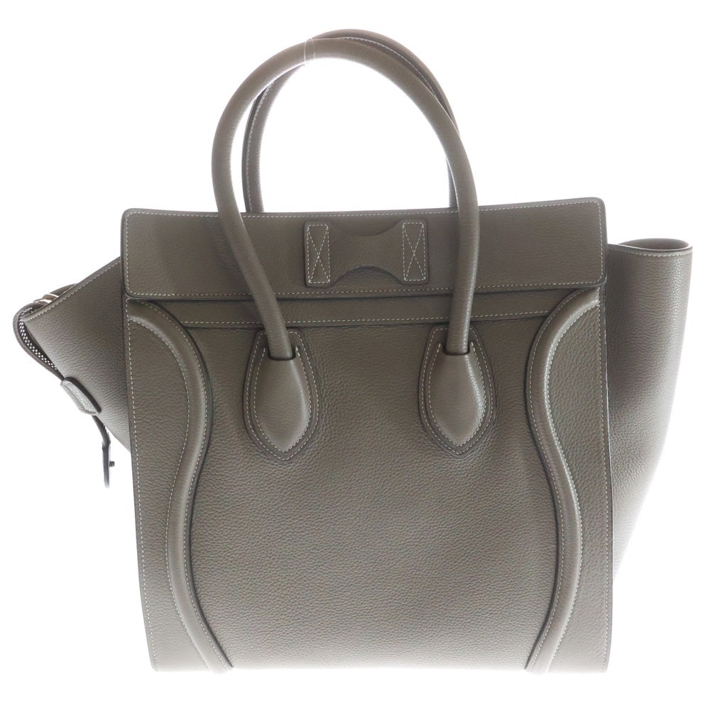 CELINE(セリーヌ) ラゲージ ミニ ショッパー ベージュ レザー ハンドバッグ レディース