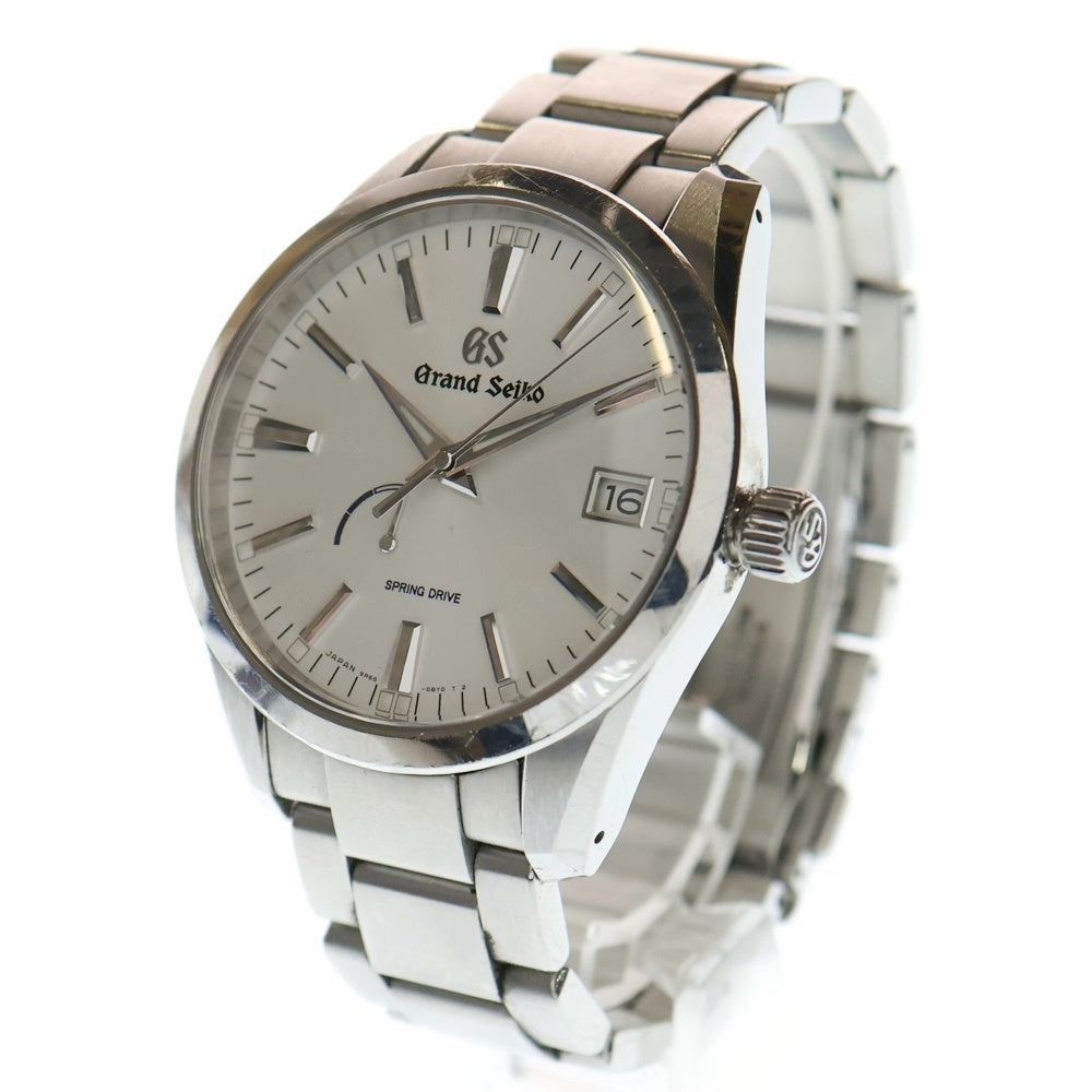 GRAND SEIKO(グランドセイコー) SBGA299 スプリングドライブ 白文字盤 SS/AT ステンレス 自動巻き 腕時計