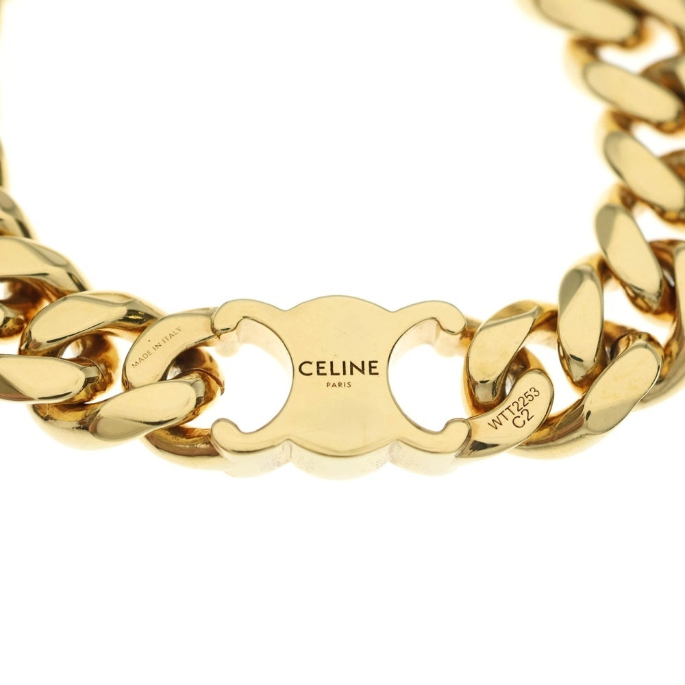 CELINE(セリーヌ) トリオンフ グルメット チェーン ブレスレット ゴールド レディース