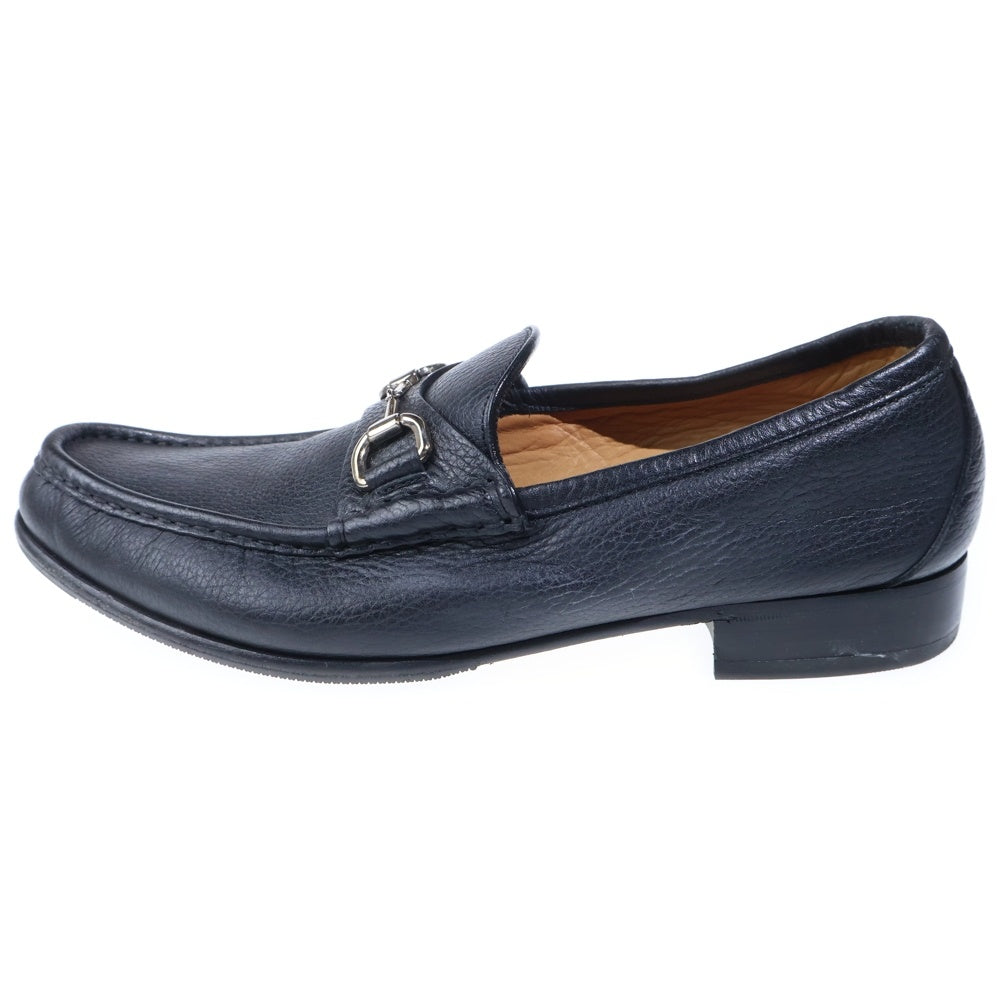 GUCCI(グッチ) ホースビット レザー ローファー ブラック 8.5 367762