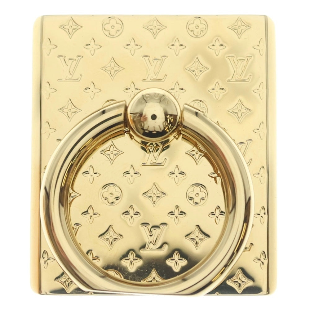 LOUIS VUITTON(ルイヴィトン) サポートテレフォン ナノグラム モノグラム スマートフォンリング ゴールド M64868 レディース