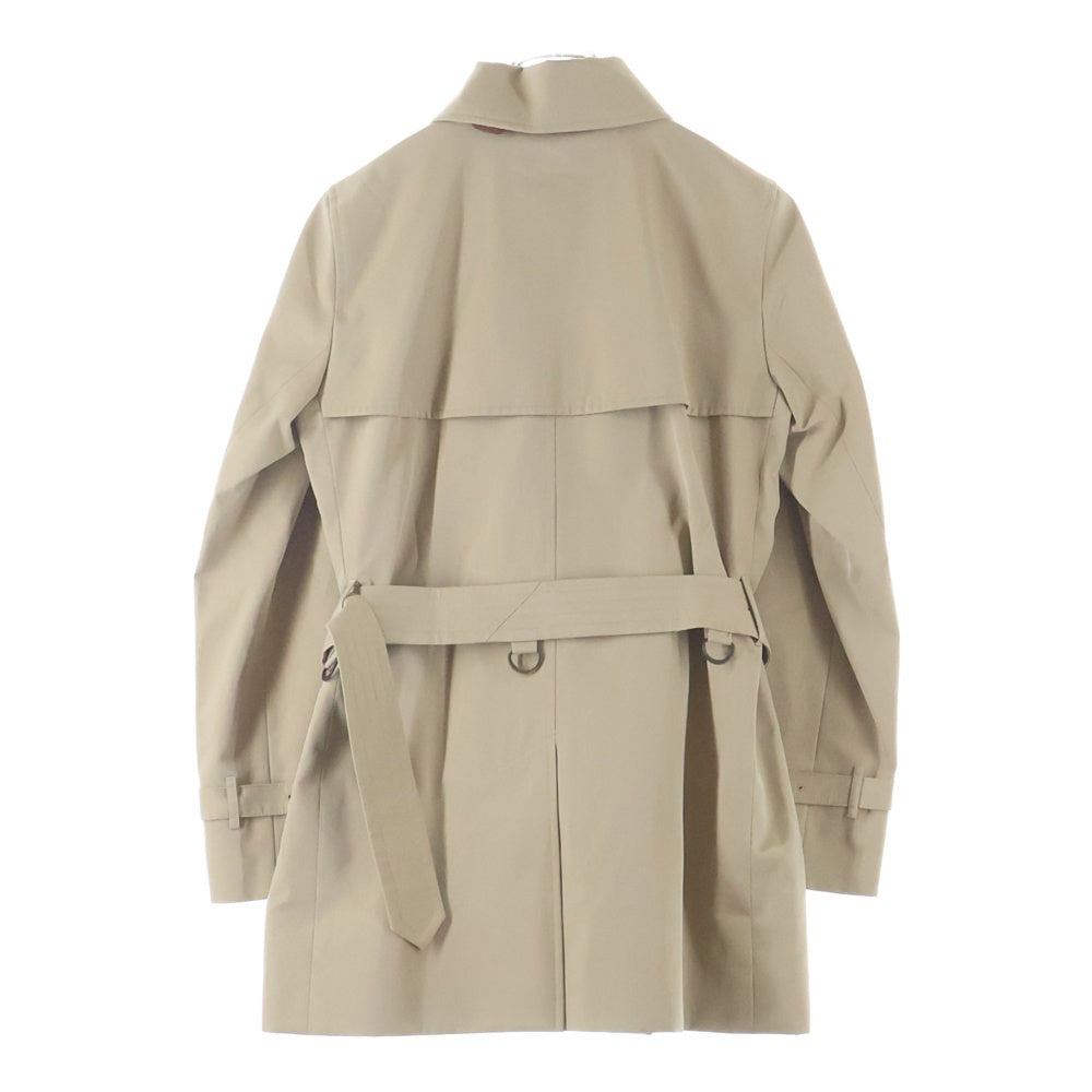 BURBERRY LONDON(バーバリーロンドン) 裏地ノバチェック総柄 ダブルブレスト トレンチコート ベージュ レディース