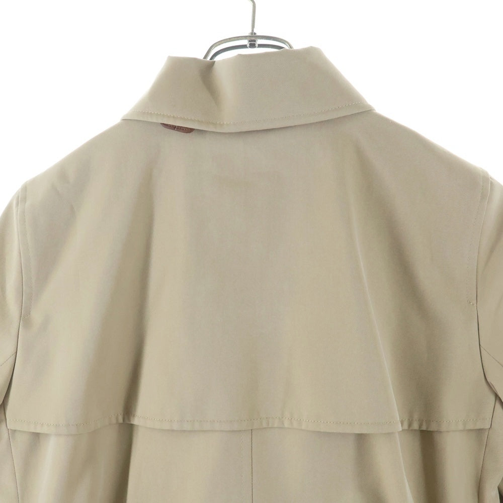 BURBERRY LONDON(バーバリーロンドン) 裏地ノバチェック総柄 ダブルブレスト トレンチコート ベージュ レディース