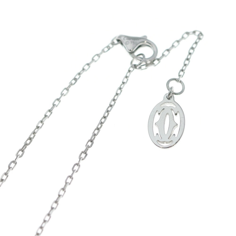 Cartier(カルティエ) ハートモチーフ 3Pダイヤ ネックレス ペンダント チェーン ホワイトゴールド K18WG PY8108
