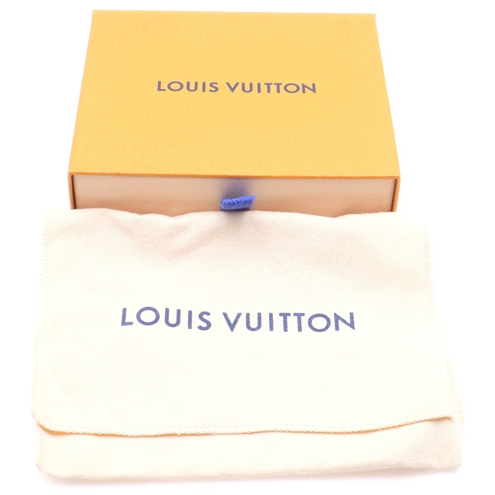 LOUIS VUITTON(ルイヴィトン) LVタートル キーホルダー バッグチャーム ポーチ 小物入れ キーリング キーホルダー ブラウン×グリーン M01471 シルバー金具 レディース