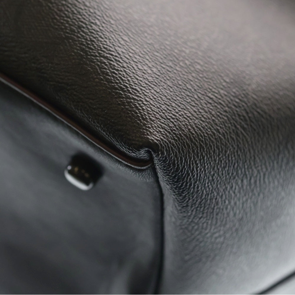 COACH(コーチ) 総柄シグネチャー ボストンバッグ ショルダーバッグ ブラック レディース
