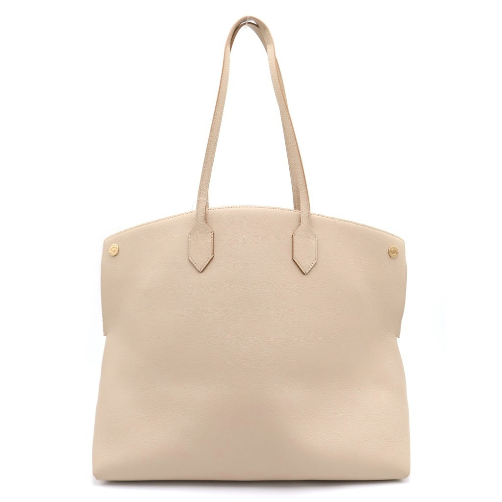 BURBERRY(バーバリー) ミニロゴ レザートートバッグ ベージュ レディース