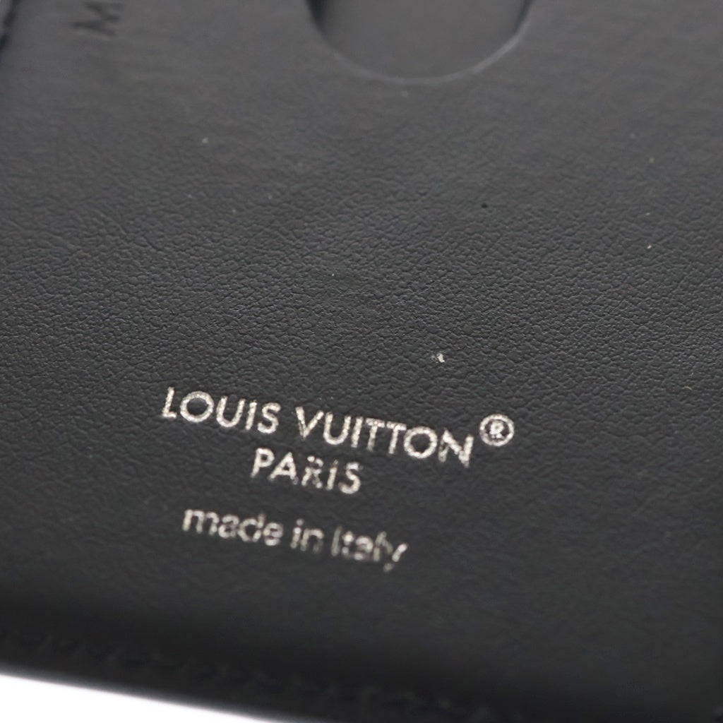 LOUIS VUITTON(ルイヴィトン) モノグラムエクリプス ポルトカルトマグネット カードケース ブラック レザー×PVC M12602 レディース