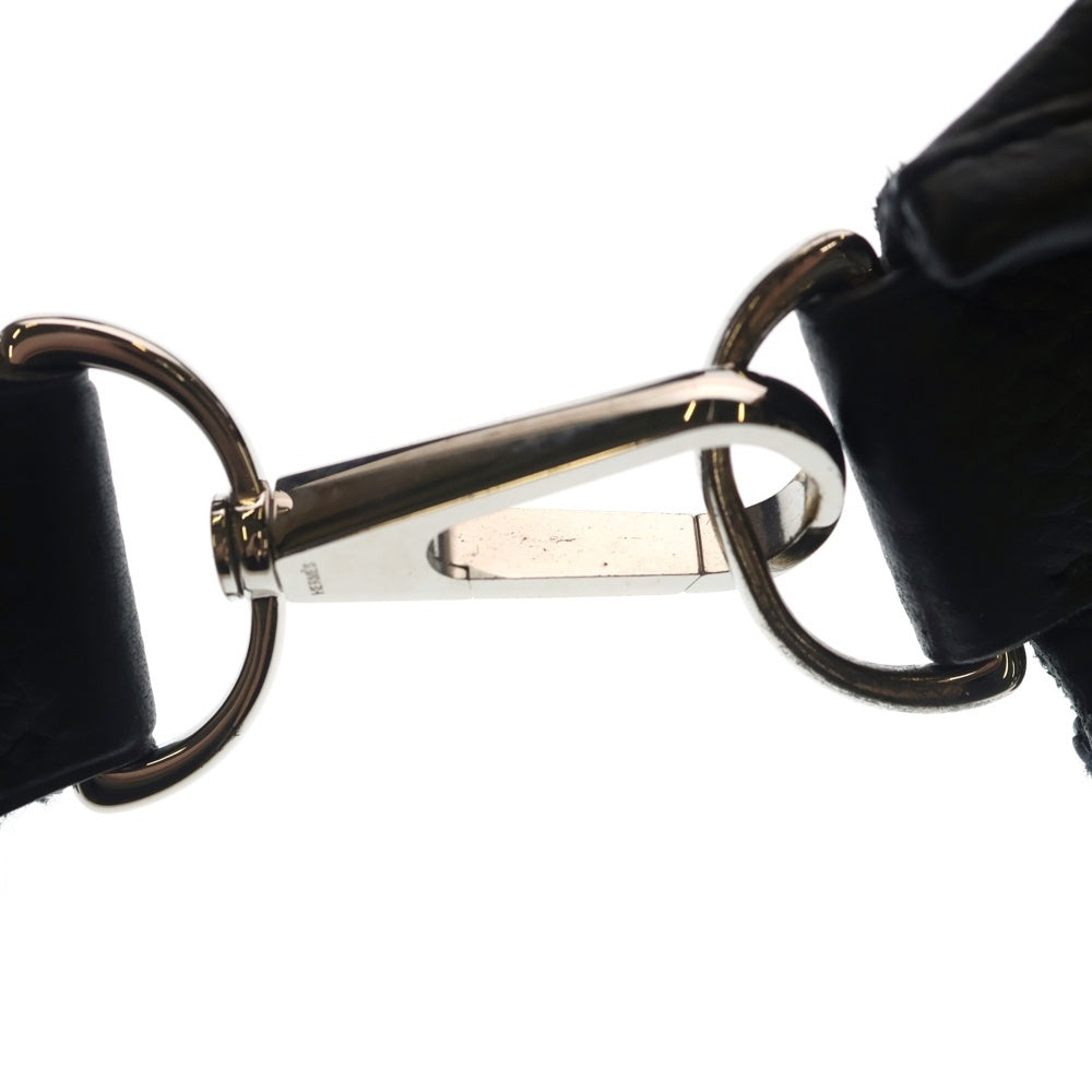 HERMES(エルメス) エブリン PM ショルダーバッグ ブラック トリヨン レザー □H刻印 シルバー金具 レディース