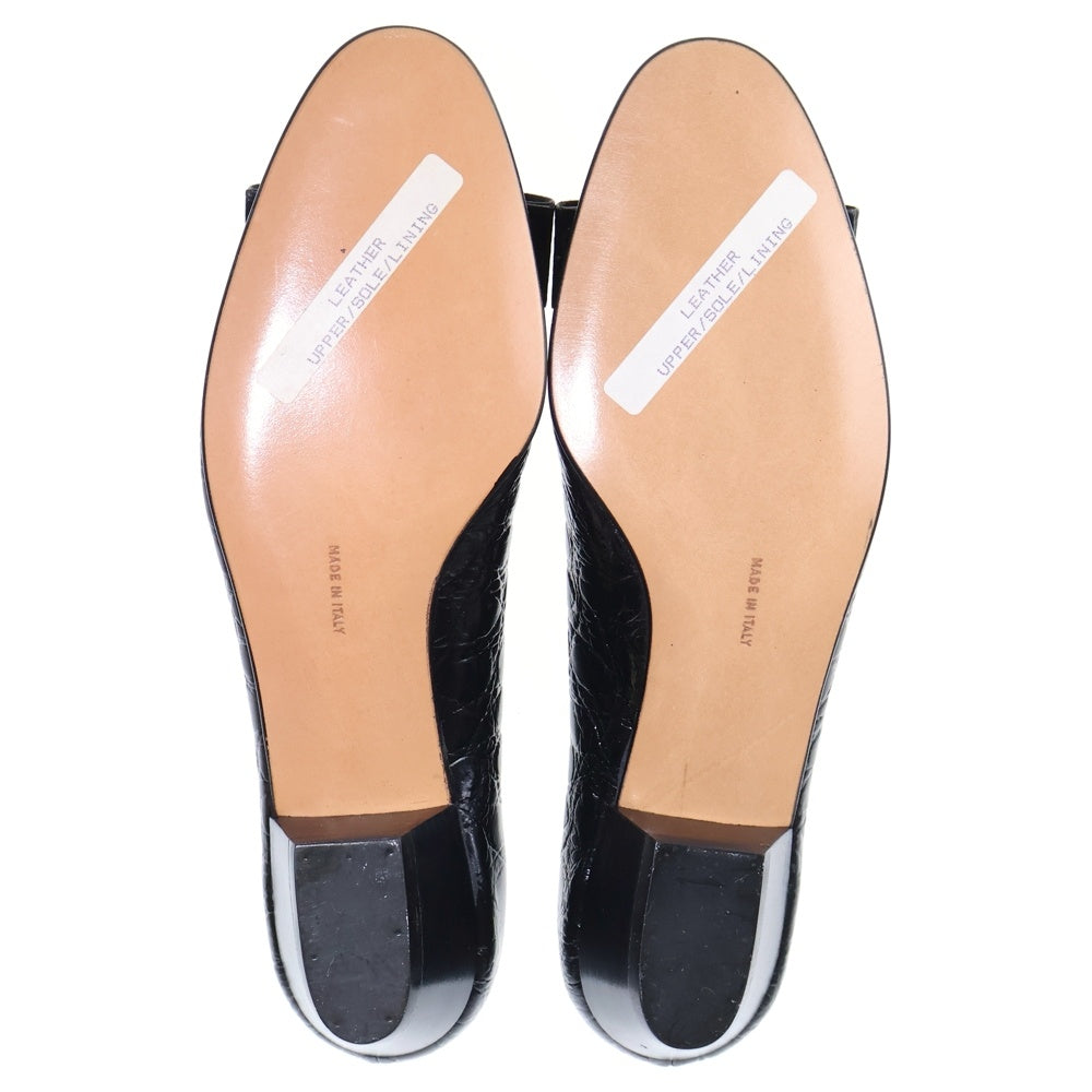 Salvatore Ferragamo(サルヴァトーレ フェラガモ) ヴァラ パンプス 型押し ブラック #5C レディース