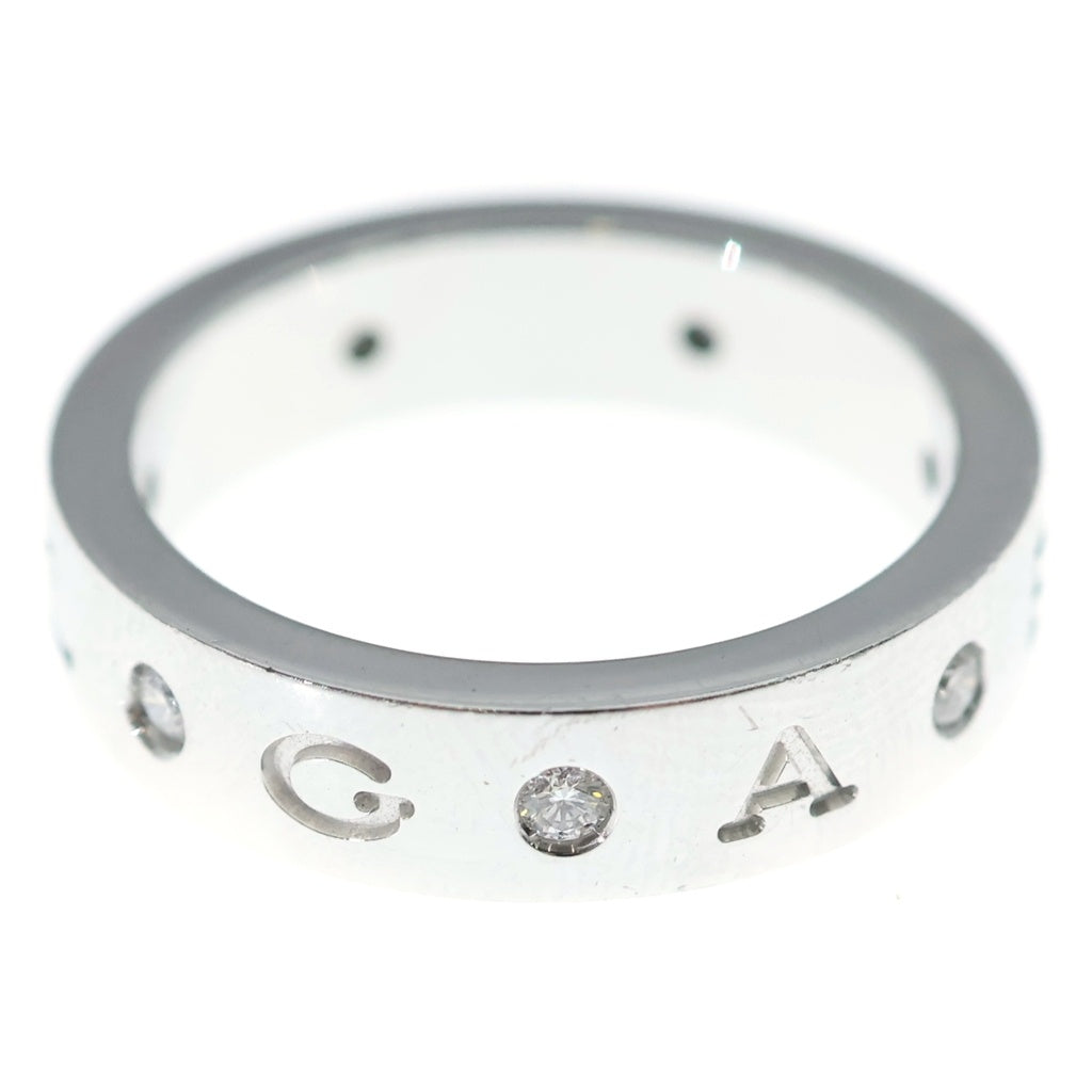 BVLGARI(ブルガリ) ローマンソルベ ダイヤリング Au750 K18 WG ホワイトゴールド 指輪