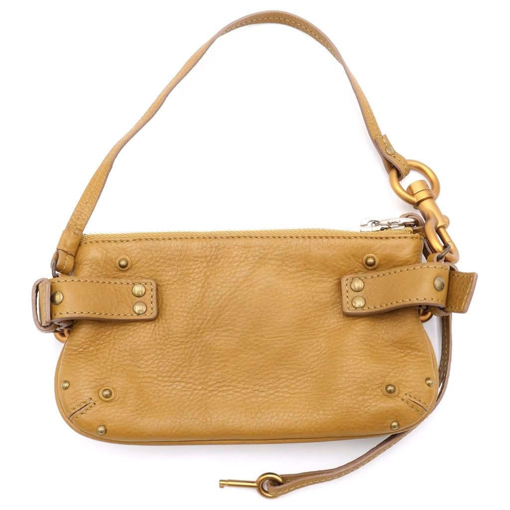 Chloe(クロエ) パディントン ミニ ショルダーバッグ ブラウン レザー ゴールド金具 レディース