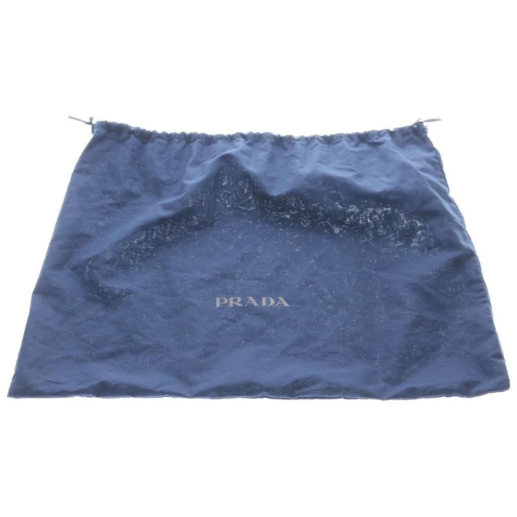 PRADA(プラダ) Re-Nylon リナイロン トライアングルロゴ 三角プレート バケットハット 帽子 ブラック 2HC137