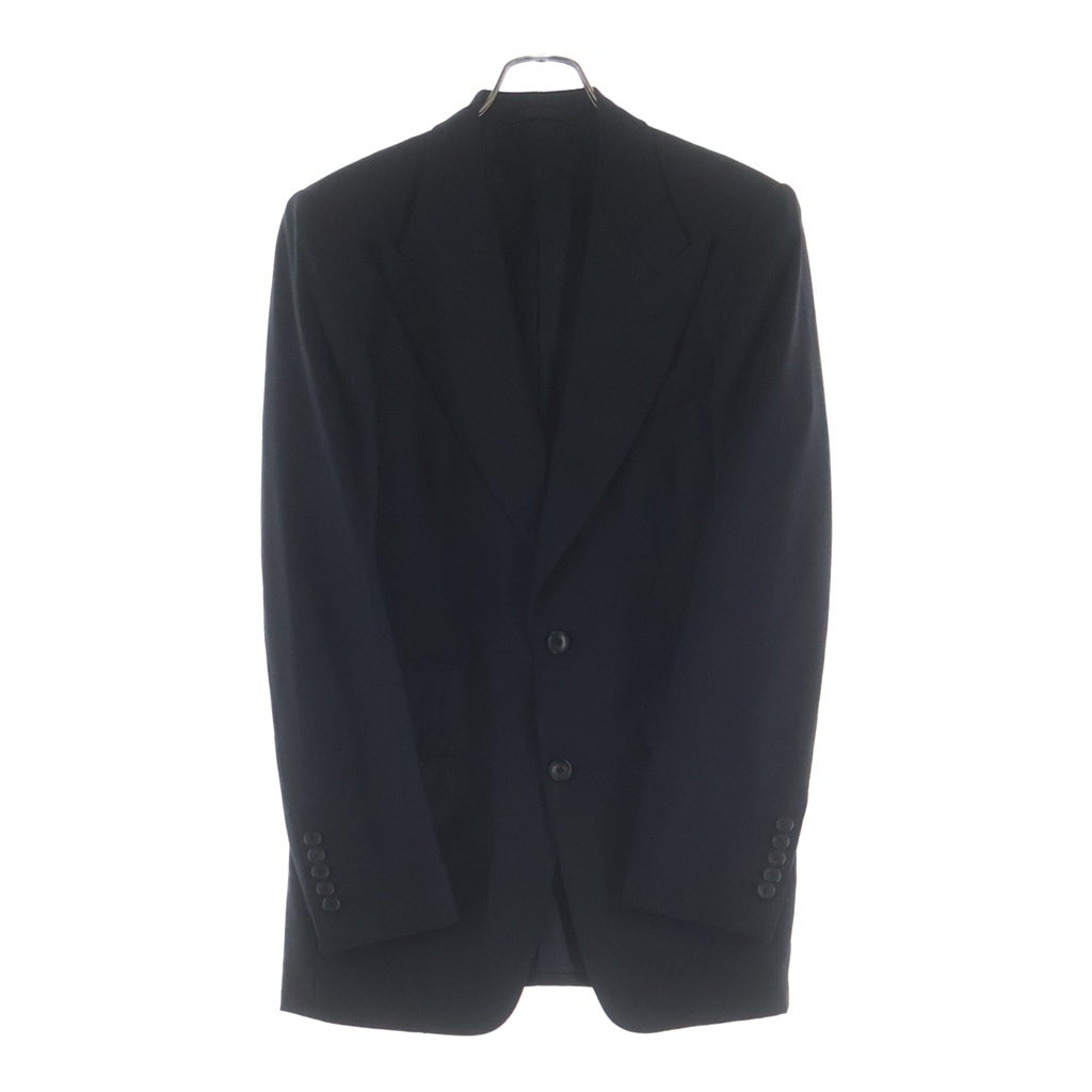 TOM FORD(トムフォード) 3ピース セットアップスーツ ピークドラペル 2B テーラードジャケット ベスト スラックスパンツ ブラック