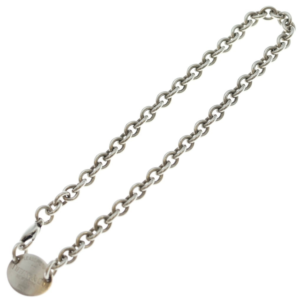 TIFFANY & Co.(ティファニー) リターントゥティファニー オーバルタグ チェーンネックレス ペンダント シルバー Ag925