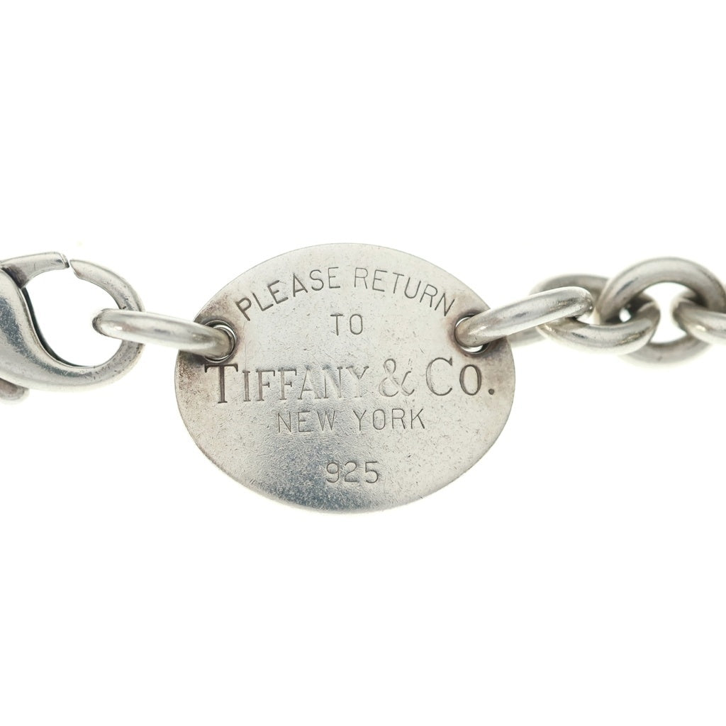 TIFFANY & Co.(ティファニー) リターントゥティファニー オーバルタグ チェーンネックレス ペンダント シルバー Ag925