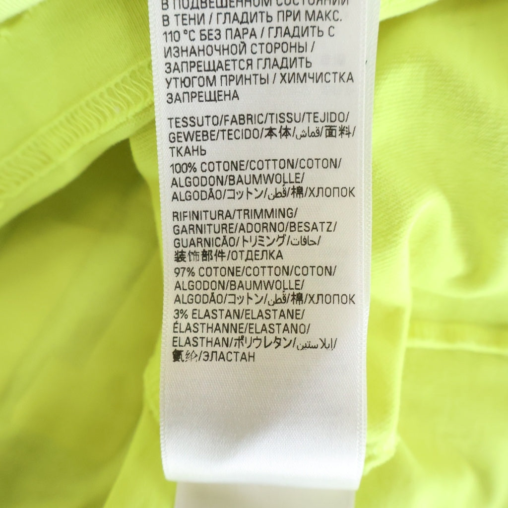 BALENCIAGA(バレンシアガ) 23SS Tape Type-Tshirt テープロゴ 半袖Tシャツ イエロー 739784 TOVA9