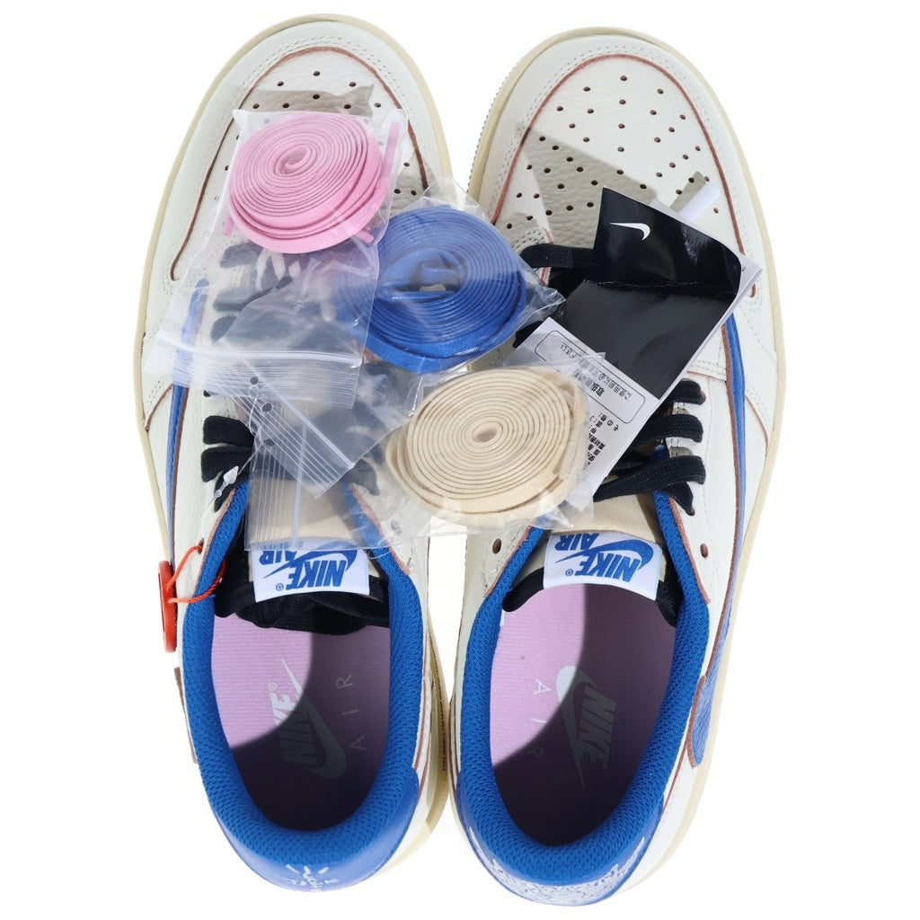 NIKE(ナイキ) ×Travis Scott ×fragment design AIR JORDAN 1 LOW OG ×トラヴィススコット×フラグメントデザイン エアジョーダン1 OG ローカットスニーカー DM7866-104
