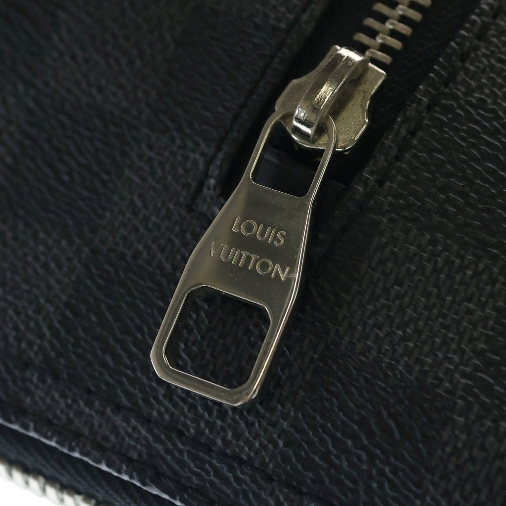 LOUIS VUITTON(ルイヴィトン) ダミエグラフィット ミックPM ショルダーバッグ ブラック レザー×PVC N41211 シルバー金具 レディース