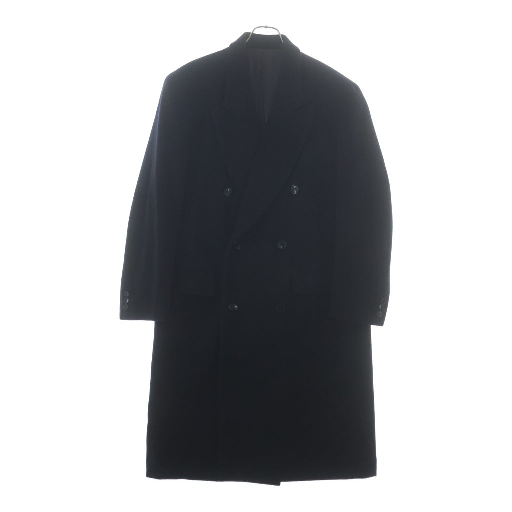 KENZO(ケンゾー) 90s OLD カシミヤロングチェスターコート ライカ期 ダブル ウール ネイビー 3612-1305