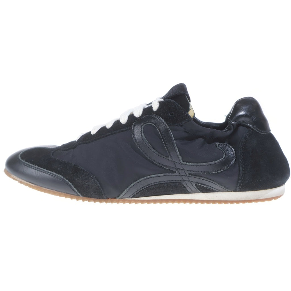 LOEWE(ロエベ) バレエランナー レザー スエード ローカット スニーカー シューズ #41 ブラック