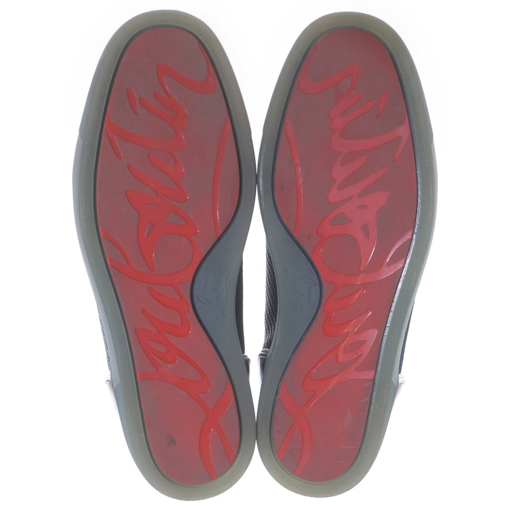 CHRISTIAN LOUBOUTIN(クリスチャンルブタン) スタッズ ローカットスニーカー ブラック #41