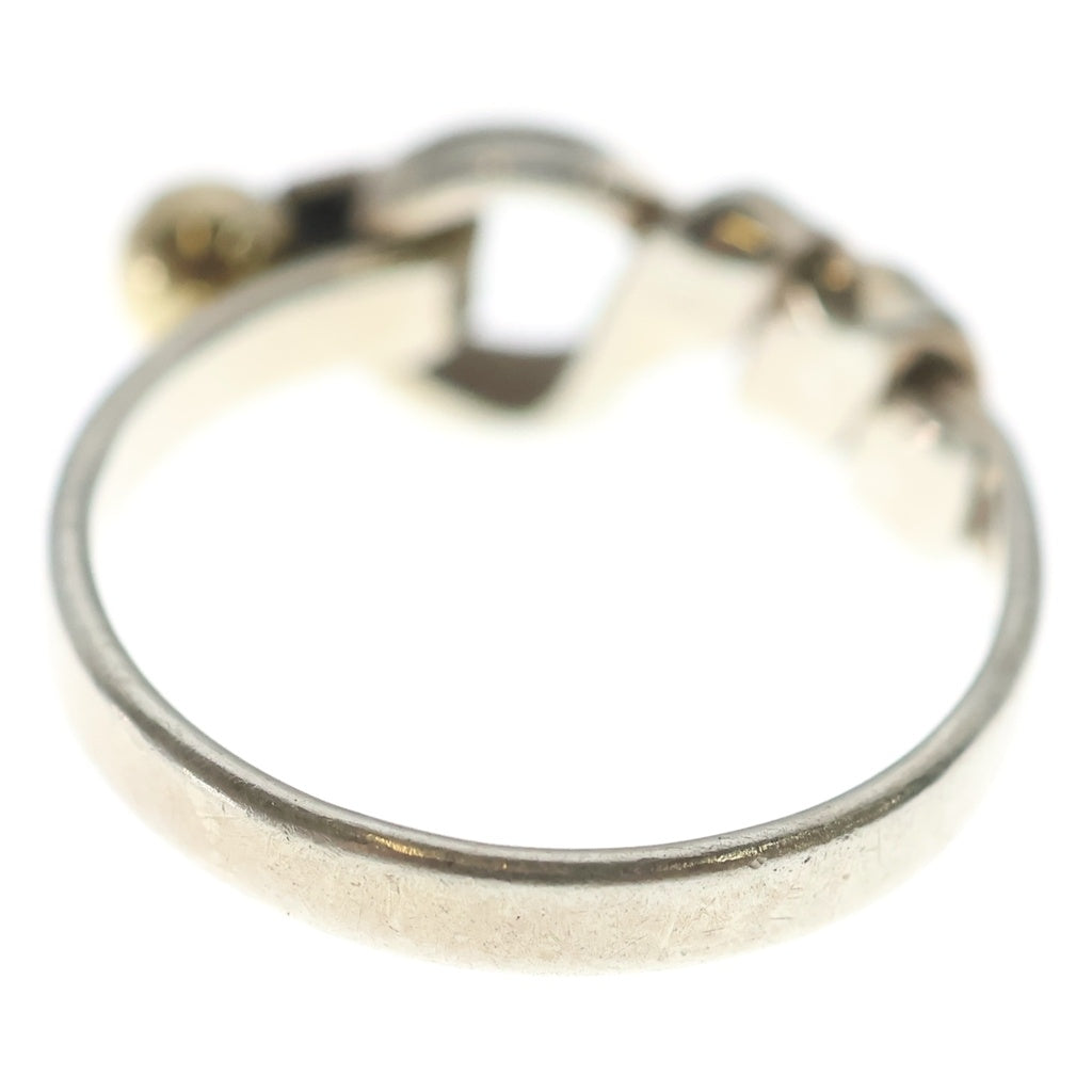 TIFFANY & Co.(ティファニー) ラブノット リング シルバー×イエローゴールド Au750YG/Ag925 #12 レディース