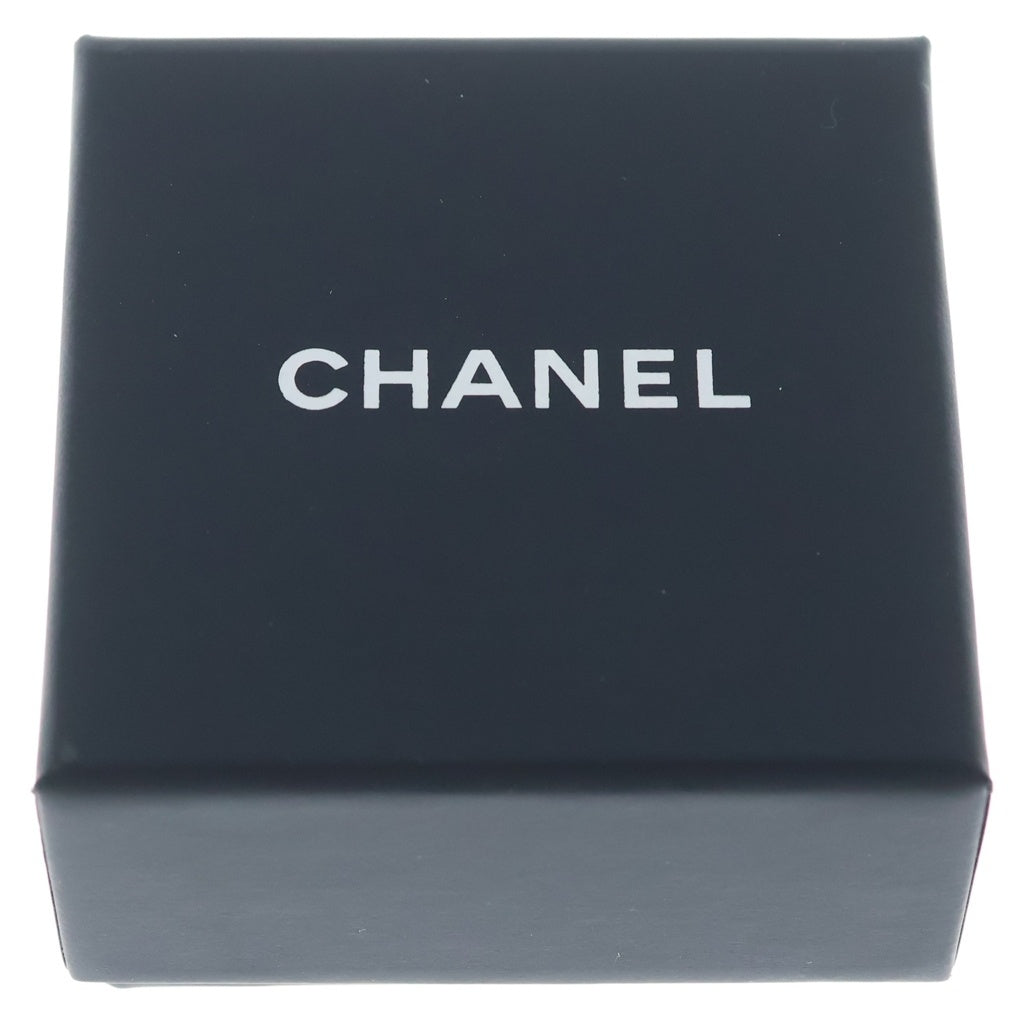 CHANEL(シャネル) ココマーク ラインストーン リボン GP ピアス ホワイト/ゴールド L25P レディース