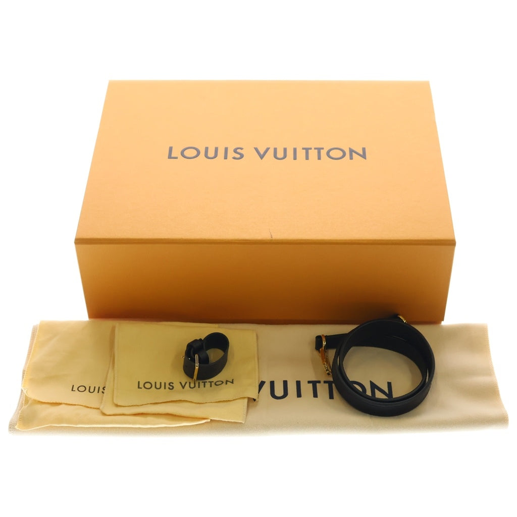 LOUIS VUITTON(ルイヴィトン) アンプラント モンテーニュMM 2WAYハンドバッグ ショルダーバッグ ブラック ノワール レザー M41048 ゴールド金具 レディース