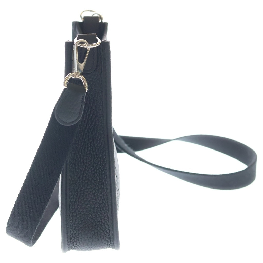 HERMES(エルメス) エブリンTPM ショルダーバック シルバー金具 K刻印 トリヨンクレマンス ブラック レディース
