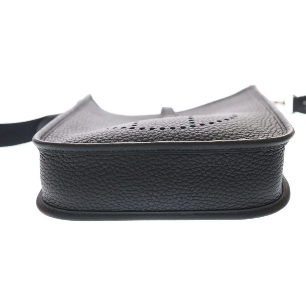 HERMES(エルメス) エブリンTPM ショルダーバック シルバー金具 K刻印 トリヨンクレマンス ブラック レディース