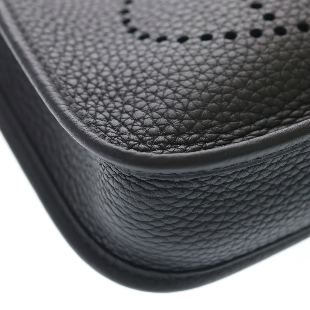 HERMES(エルメス) エブリンTPM ショルダーバック シルバー金具 K刻印 トリヨンクレマンス ブラック レディース