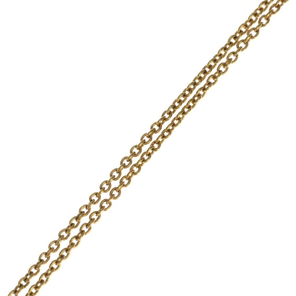 LOUIS VUITTON(ルイヴィトン) LVアイコニック エナメル ネックレス ペンダント チェーン ゴールド GP M01215 レディース