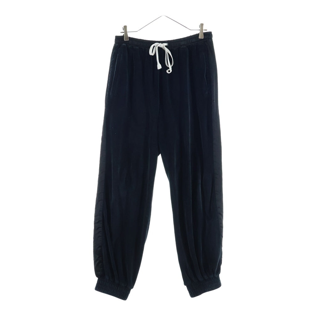 GUCCI(グッチ) ベロア コットン イージースウェットロングパンツ ジョガーパンツ #M ブラック 595535 XJBTF