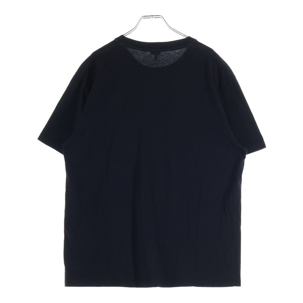 LOEWE(ロエベ) アナグラム ロゴ 刺繍 コットン 半袖 Tシャツ カットソー #M ブラック 1727170