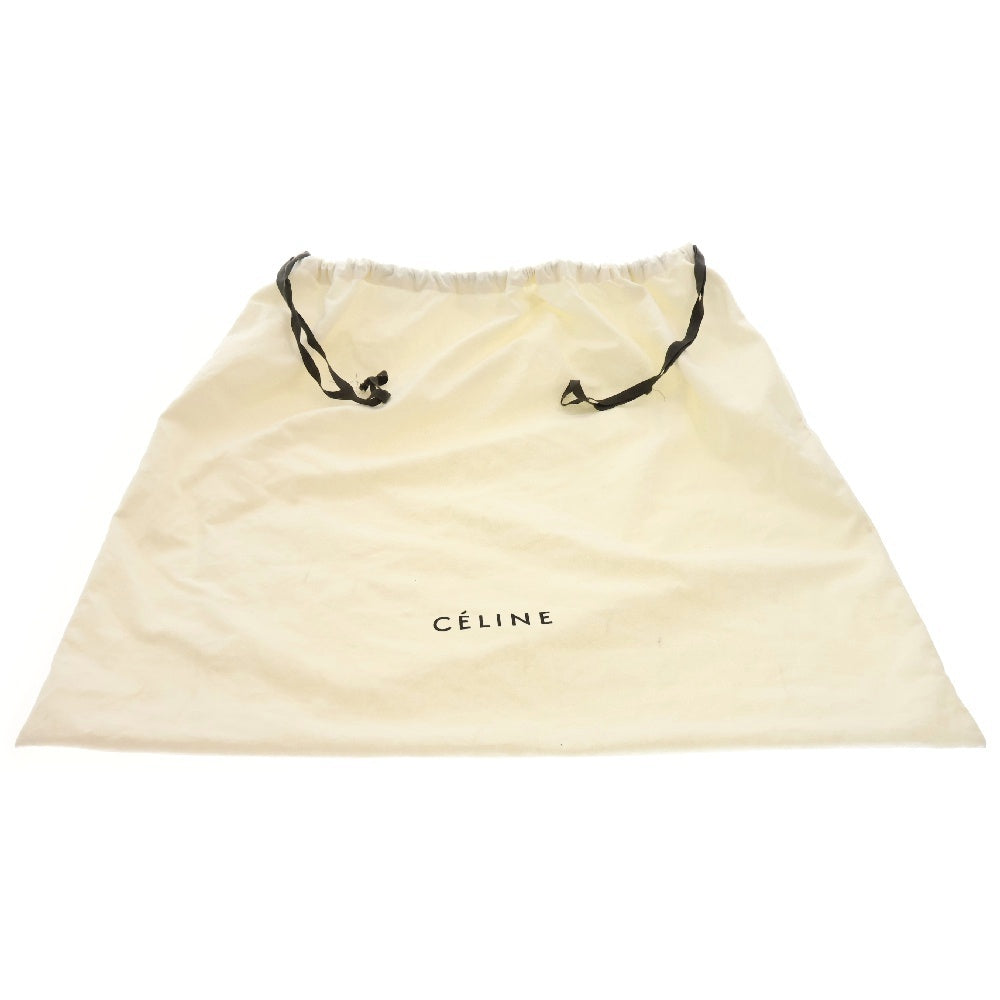 CELINE(セリーヌ) スクエア ラゲージ ファントム ブラウン レザー トートバッグ ハンドバック ゴールド金具