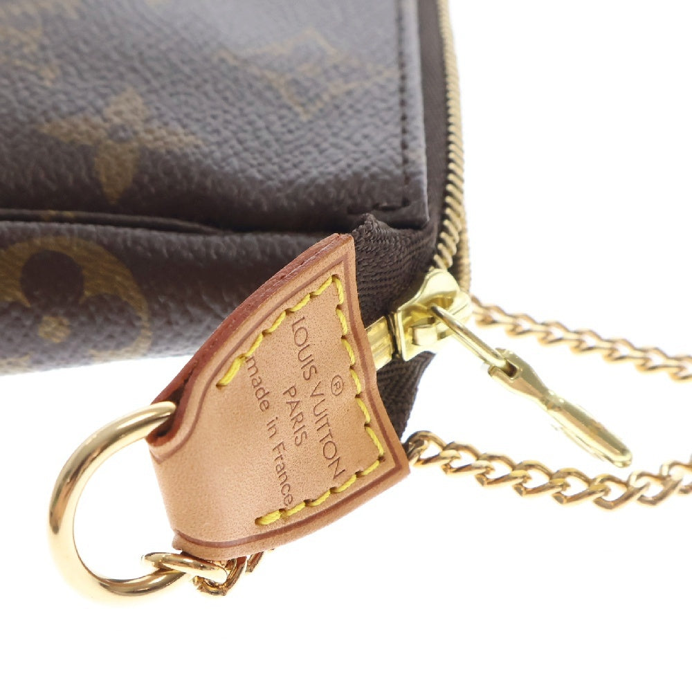 LOUIS VUITTON(ルイヴィトン) モノグラム ミニポシェットアクセソワール M58009 ポーチ ミニバッグ ブラウン PVC