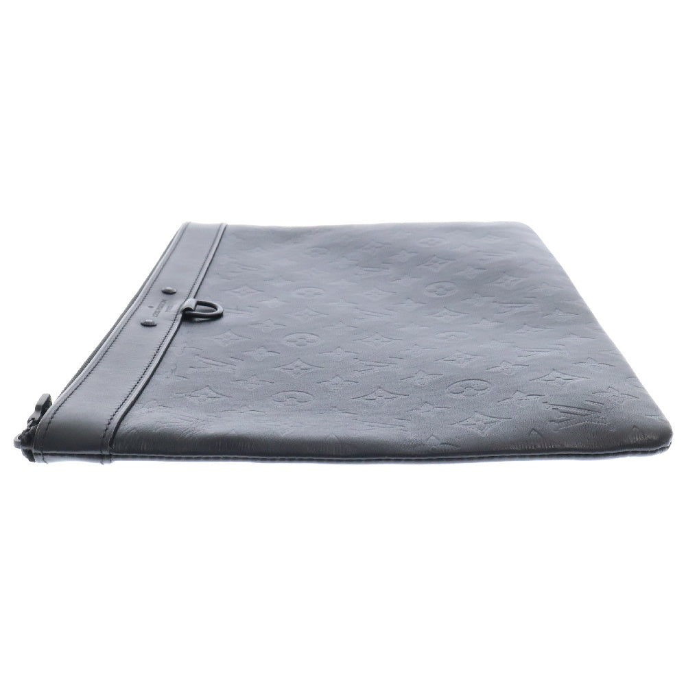 LOUIS VUITTON(ルイヴィトン) モノグラムシャドウ ポシェットディスカバリーGM ノワール M62903 クラッチバッグ セカンドバッグ ブラック レザー