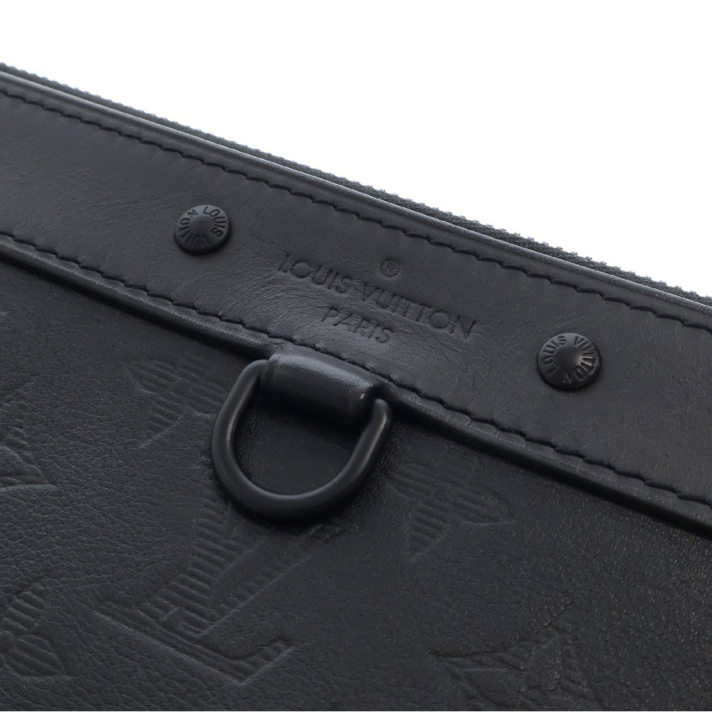 LOUIS VUITTON(ルイヴィトン) モノグラムシャドウ ポシェットディスカバリーGM ノワール M62903 クラッチバッグ セカンドバッグ ブラック レザー