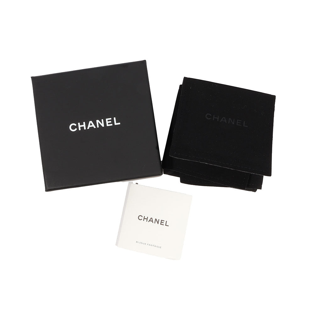 CHANEL(シャネル) ココマーク ハート デニム ブローチ フルー×ゴールド I24P GP アクセサリー